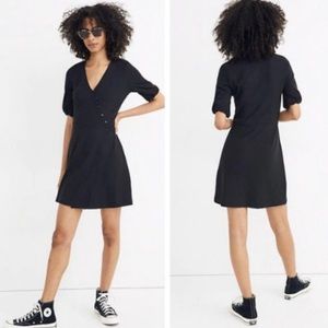 Madewell Cross Front Button Dress